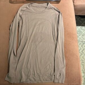 Pink lululemon long sleeve